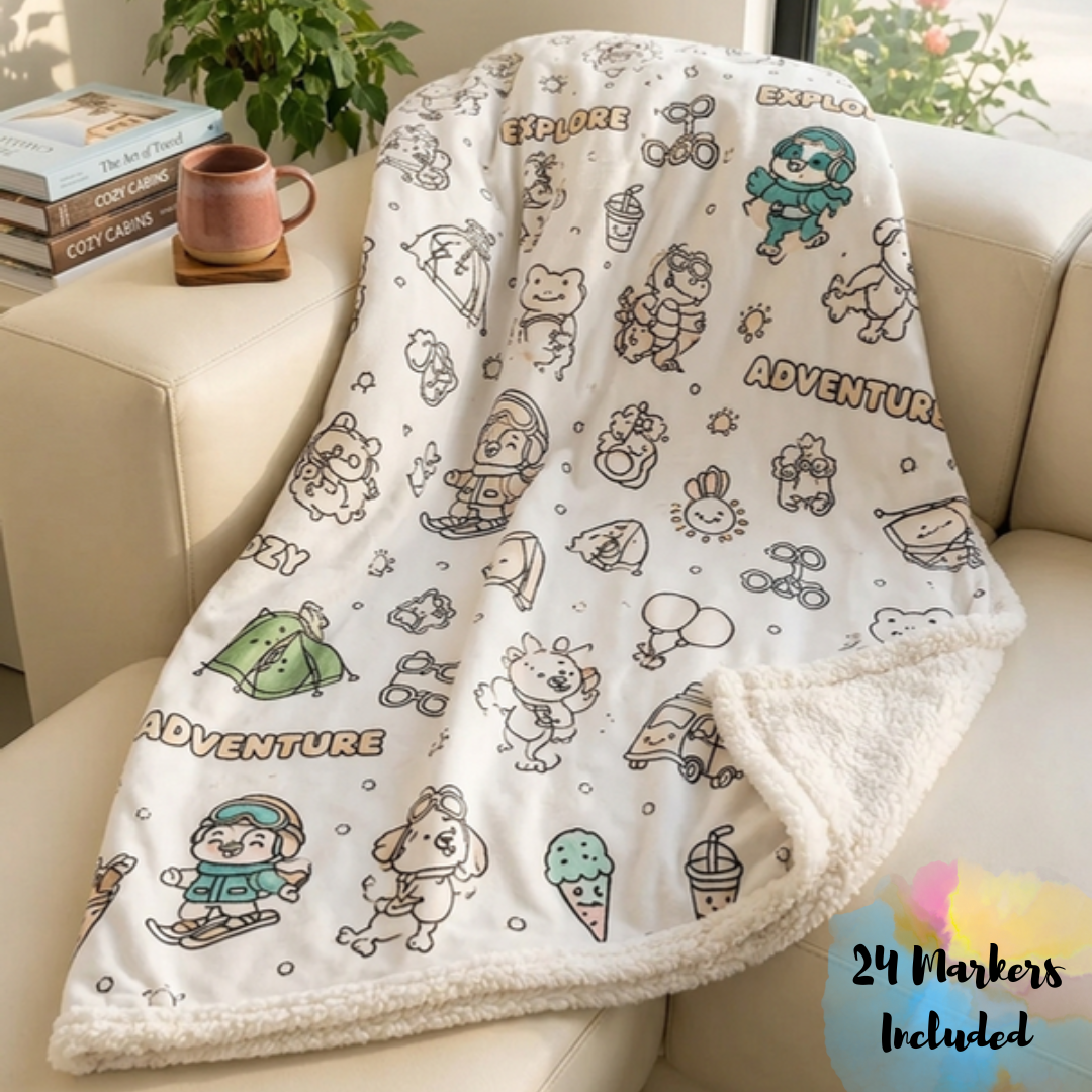 SnuggleInk™ Coloring Blanket