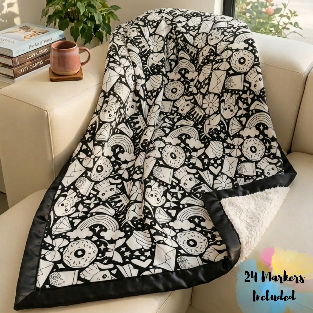 SnuggleInk™ Coloring Blanket
