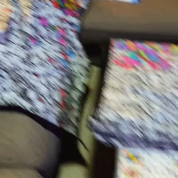 CalmColors creative coloring blanket in use